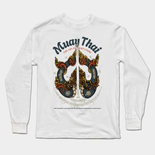 Muay Thai Tattoo Serpents The Art of Eight Limbs Long Sleeve T-Shirt